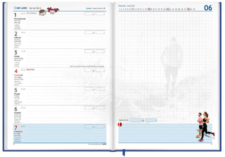 Terminarz biegacza KALENDARZ książkowy 2026
