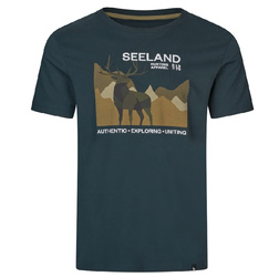 Koszulka SEELAND Fragment T-shirt dark blue