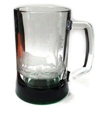 kufel do piwa z motywem myśliwskim Dzik 0,5l