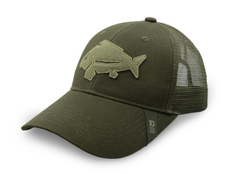 Czapka wędkarska z daszkiem TRUCKER CARP Delphin