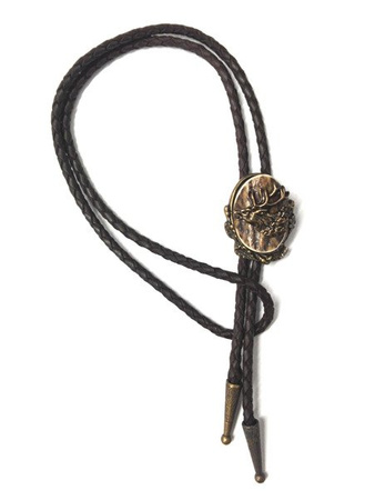 Krawatnik bolo myśliwskie krawatka - motyw Jeleń medalion