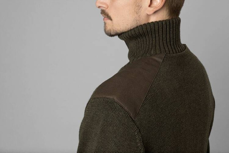 Sweter myśliwski Seeland z membraną - WINDBREAKER HAZE kolor zielony