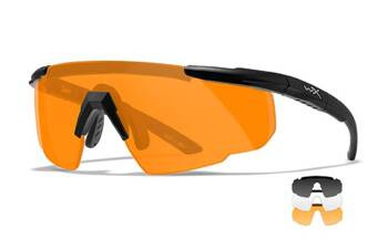 Okulary Wiley X Saber Advanced 308 smoke, clear, rust / czarne oprawki