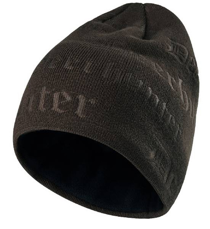 Zimowa czapka myśliwska Deerhunter Logo w kolorze brązowym