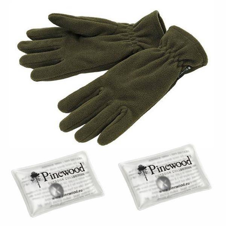 Rękawice PINEWOOD Samuel XL zielony i ogrzewacze