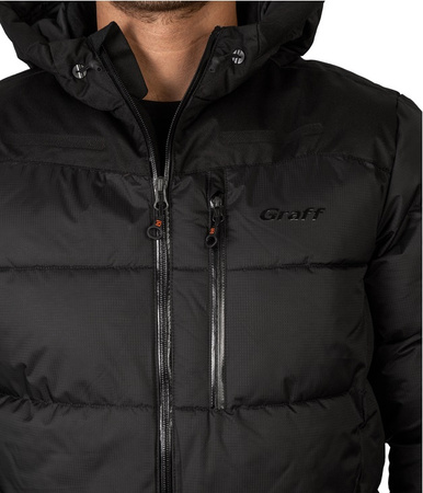 Kurtka pikowana GRAFF Primaloft 645-O w kolorze czarnym