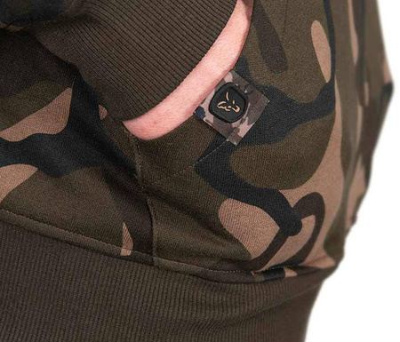 Bluza dla wędkarza FOX z kapturem w kolorze kamuflażu 