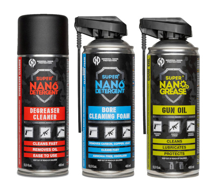 ZESTAW do czyszczenia broni General Nano Protection 3x400ml