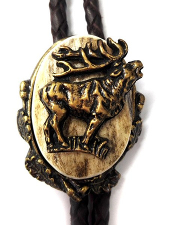 Krawatnik bolo myśliwskie krawatka - motyw Jeleń Byk