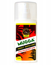 Mugga SPRAY komary kleszcze STRONG 50% Deet 75ml