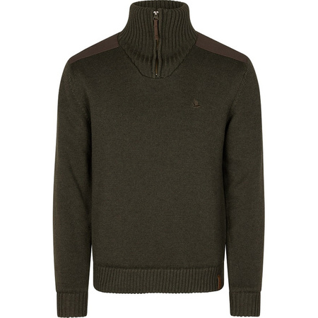 Sweter myśliwski Seeland z membraną - WINDBREAKER HAZE kolor zielony