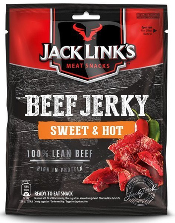 Beef jerky Jack Links suszona wołowina Sweet & Hot 6x70g