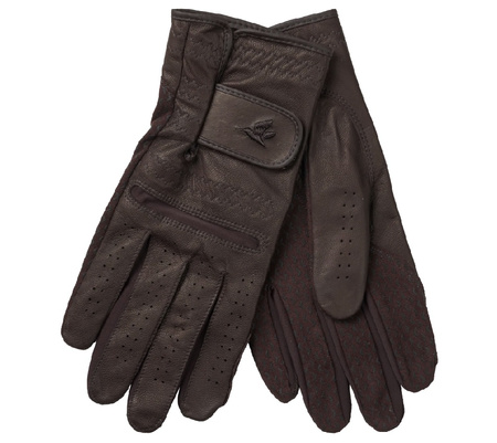 Rękawice strzeleckie SEELAND Aim Shooting - miękka skóra - brąz