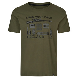 Koszulka SEELAND Landscape T-shirt pine green