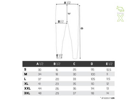 KOMPLET Bielizna termiczna DELPHIN EnergyX 3XL